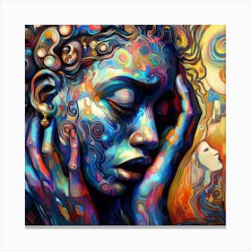 Dreaming Woman Canvas Print