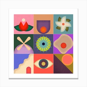 Abstract Painting Canvas Print