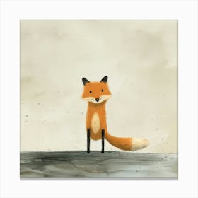 Cute Fox 2 Canvas Print