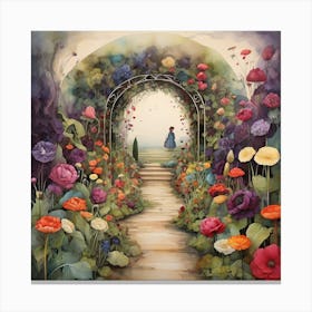 Garden Of Flowers Canvas Print