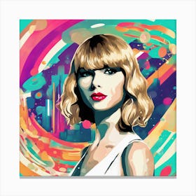 Taylor Swift Painting Canvas Print