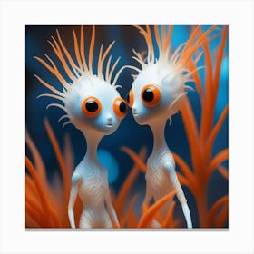 Aliens Canvas Print