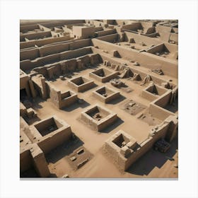 Egyptian Pyramids Canvas Print