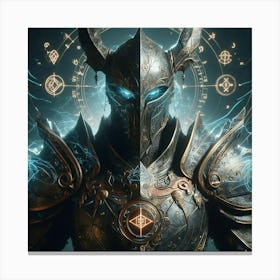 Knight mystical Canvas Print