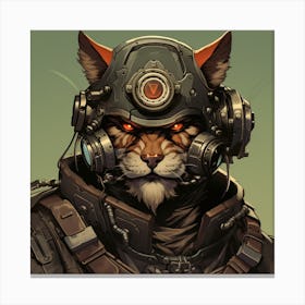 Sci-Fi Cat 1 Canvas Print