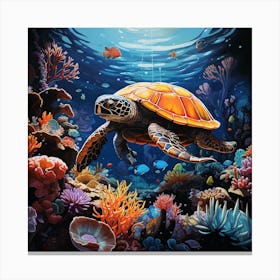 Sea Turtle 4 Canvas Print