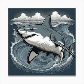 Great White Shark Canvas Print