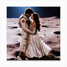 Moon@Love Canvas Print