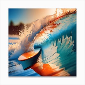 Surfer'S Wave Canvas Print