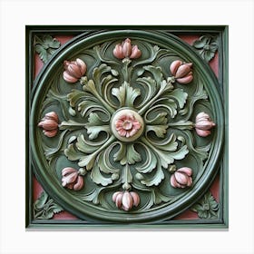 Victorian Ceiling Art Canvas Print