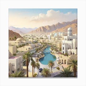 Oman City 2 Canvas Print
