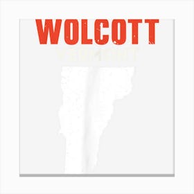 Wolcott Vermont Usa State America Travel Vermonter Canvas Print