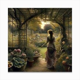 Gardener'S Garden Canvas Print