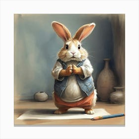 Bunny Rabbit 15 Canvas Print