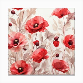 Red Poppies Canvas Print