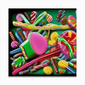 Candy Coma Canvas Print