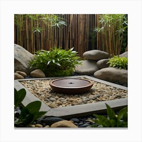 Asian Garden Canvas Print