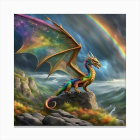 rainlord the dragon Canvas Print