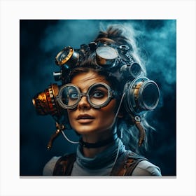 Steampunk Girl 21 Canvas Print