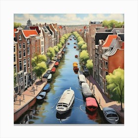 Amsterdam Canal 14 Canvas Print