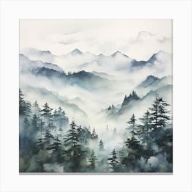 Misty Morning Canvas Print