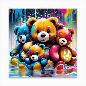 Teddy Bears Canvas Print