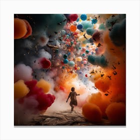 Dreaming Of Balloons Canvas Print