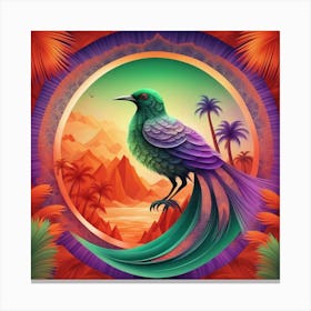 Bird Of Paradise Canvas Print