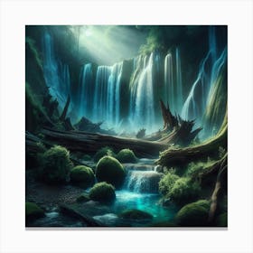 Waterfall 50 Toile