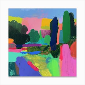 Abstract Park Collection Brockwell Park London 2 Canvas Print