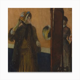 At The Milliner's, Edgar Degas Canvas Print