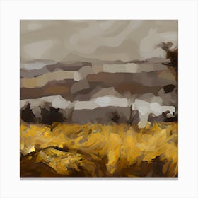 Landscape Expressionism Canvas Print