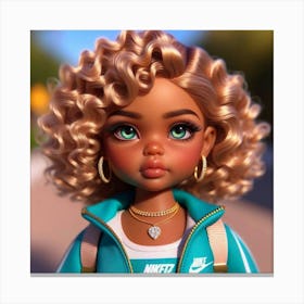 Nike Doll 10 Canvas Print