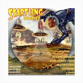 Startling Stories 1 Canvas Print