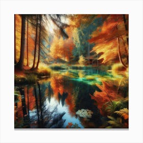 Autumn In The Forest 1 Canvas Print