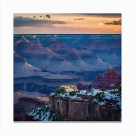 Grand Canyon At Sunset 1 Canvas Print