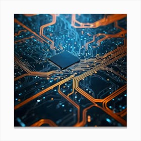 Circuit Board 9 Canvas Print