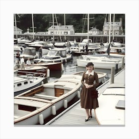 The Old Marina ~Reimagined 85 Canvas Print