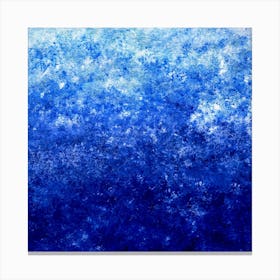 Abstract Blue Painting 3 Canvas Print