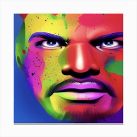 Face Painter Canvas Print