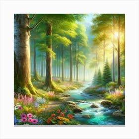 Beautiful Forest 6 Canvas Print