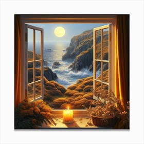 Open Window Canvas Print