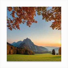 Autumn In The Mountains 44 Canvas Print