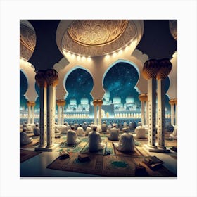 Islamic Mosque 4 Canvas Print