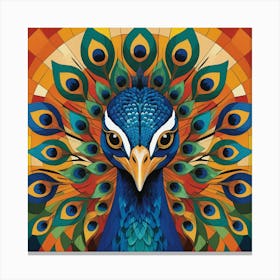 Peacock 19 Canvas Print