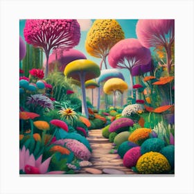 Fairy Garden Canvas Print