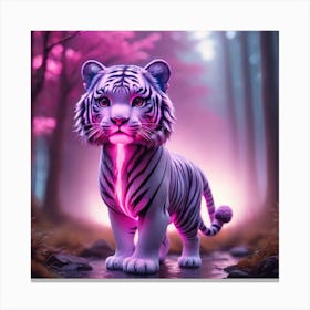 White Tiger Canvas Print