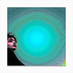 Woman With A Blue Eye Canvas Print