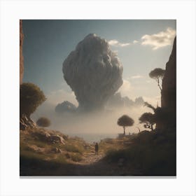 Of A Mountain Canvas Print