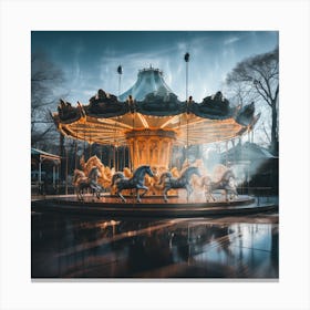 Carousel Canvas Print